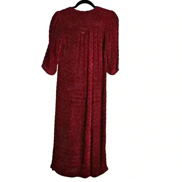 Vintage Rabbit Rabbit Designs burgundy dress - Picture 2 of 3